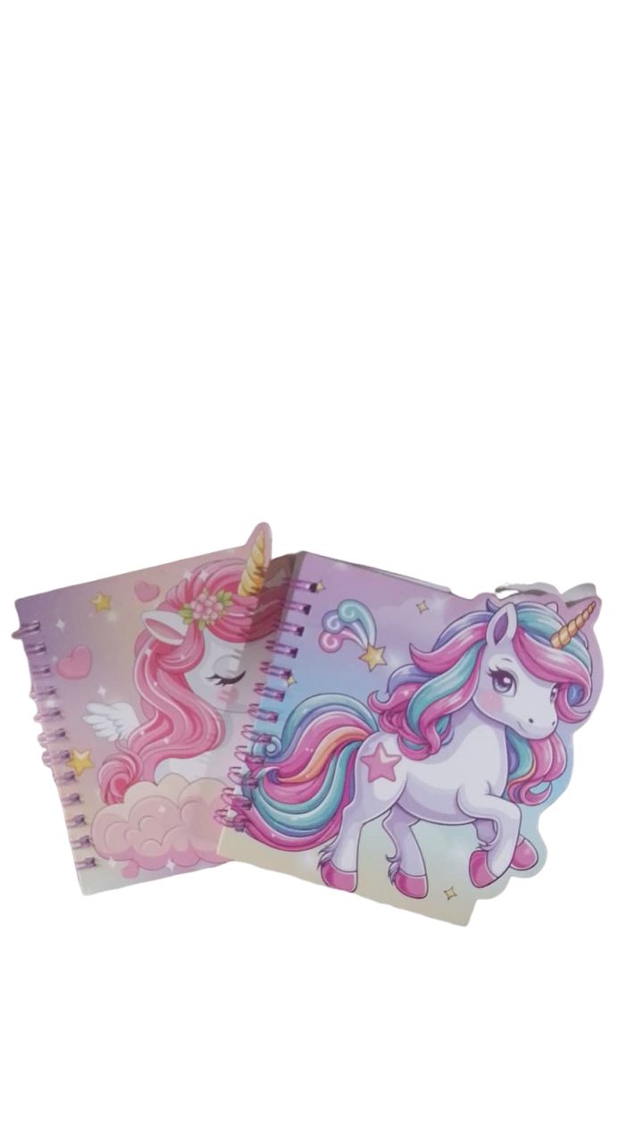 CADERNETA/ BLOCO ANOTA�OES UNICORNIO